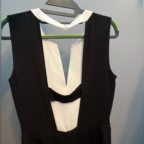 BCBG MaxAzria Black and White Jumpsuit - Picture 5 of 10